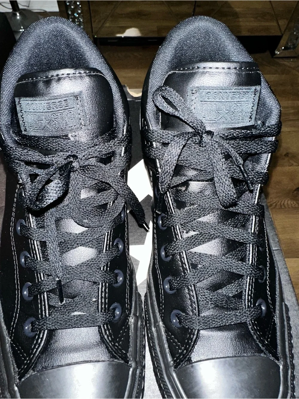 Converse All Star Low Top Sneakers - Black - Picture 5 of 8